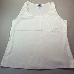 Future Collective White Tank top Size 1X